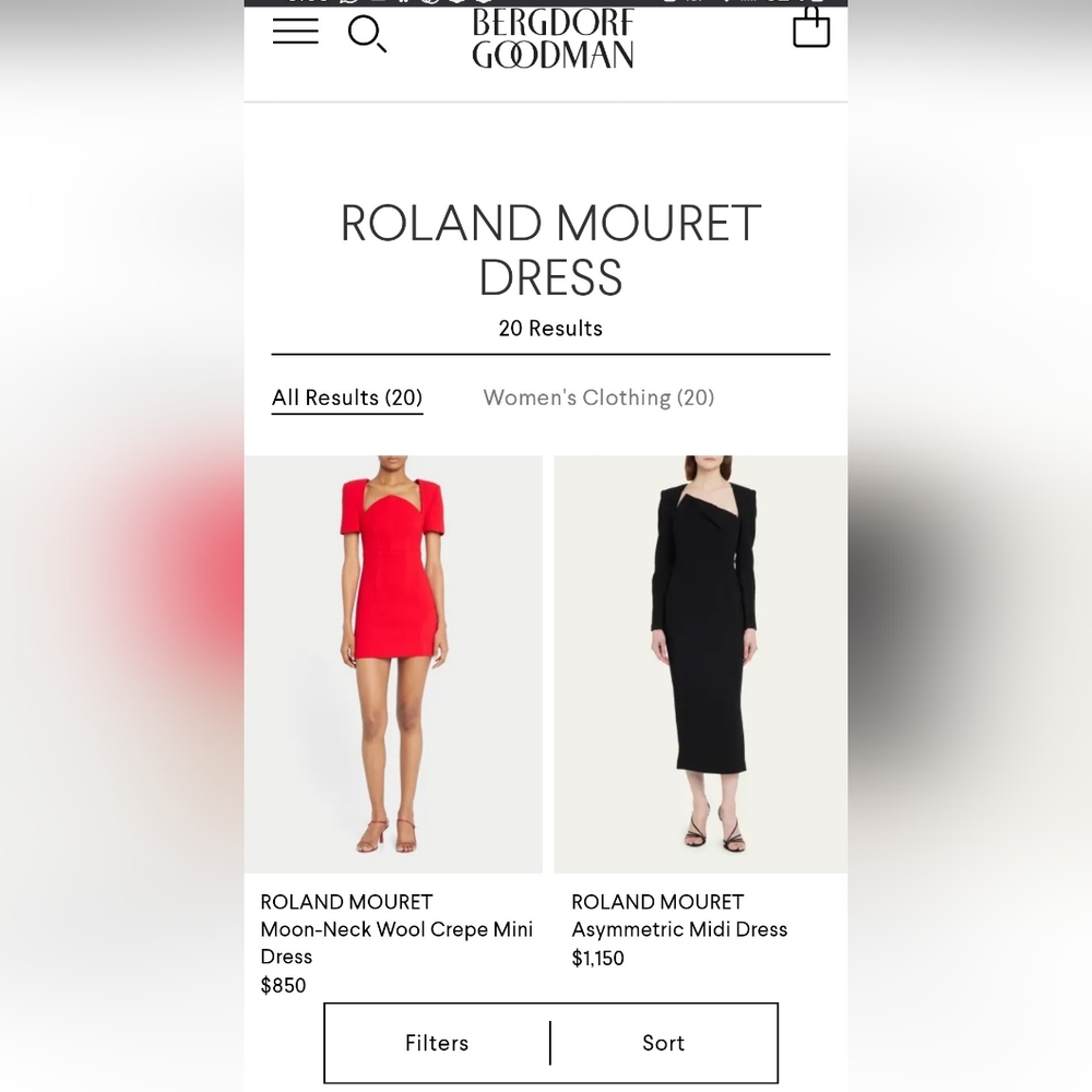 Rouland Mouret Vintage in black 3/4 dress - Picture 9 of 10